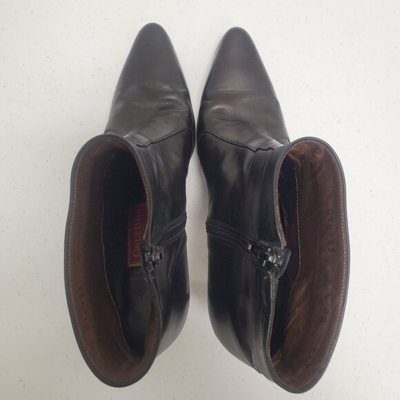 Cole Haan City Womens Ava Leather Ankle Boots Size 9.5 Black Pointed Toe Witchy - Picture 5 of 16